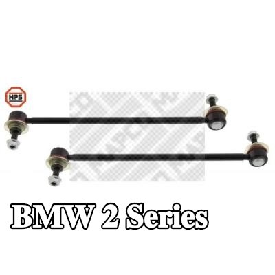 MAPCO طقم إصلاح وصلة قضيب مانع الانقلاب للمحور الأمامي على كلا الجانبين — BMW 2 Series