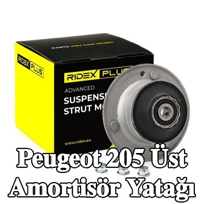 RIDEX PLUS Üst amortisör yatağı Ön Aks Sol, Ön Aks Sağ — Peugeot 205