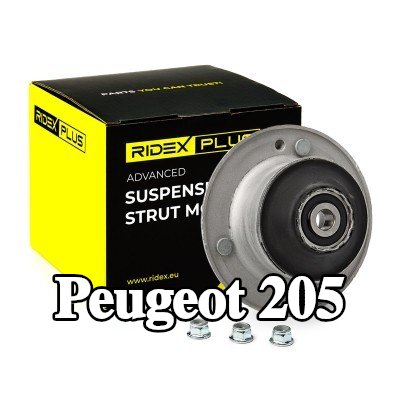 RIDEX PLUS حامل الدعامة العلوية للمحور الأمامي الأيسر, المحور الأمامي الأيمن — Peugeot 205