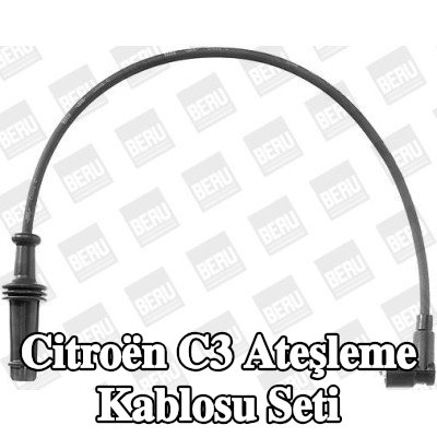 BERU Ateşleme kablosu seti 565mm — Citroën C3