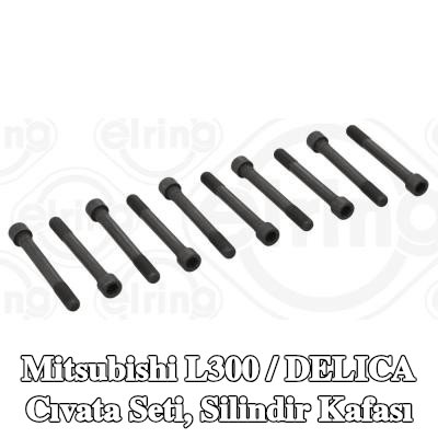 ELRING Cıvata Kiti, silindir kafası M12x1, 25x104 — Mitsubishi L300 / Delica