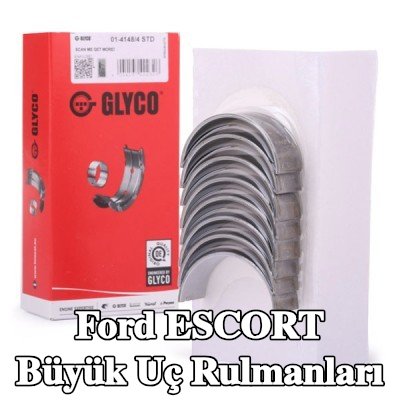 GLYCO Büyük Uç Yatakları Çelik tabanlı alüminyum alaşımı — 2000 Ford Escort