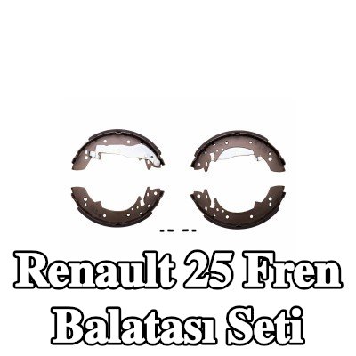 HELLA El freni kolu ile fren pabucu seti — Renault 25