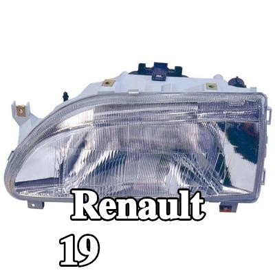 ALKAR المصباح الأمامي الأيسر, H4, W5W — Renault 19