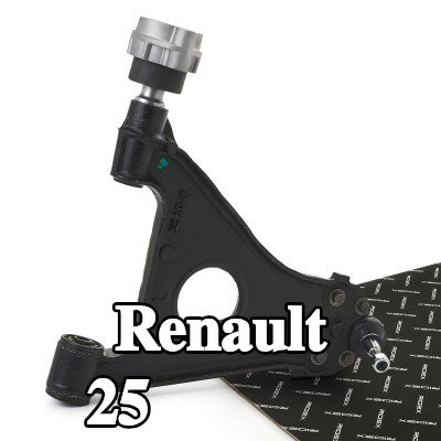 RIDEX ذراع التعليق للمحور الأمامي الأيسر, مع وصلة كروية — Renault 25
