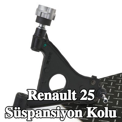 RIDEX Ön Aks Sol Süspansiyon Kolu, bilyeli mafsal ile — Renault 25