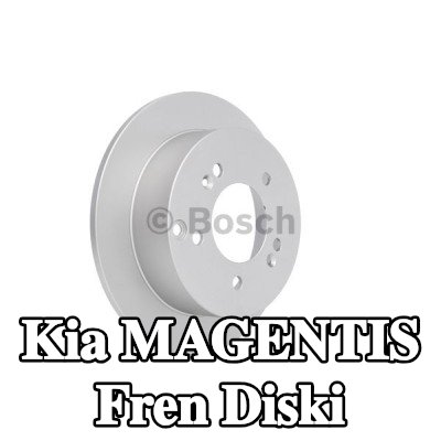 BOSCH Fren diski Dış Çap: 262mm, düz, Kaplamalı — Kia Magentis