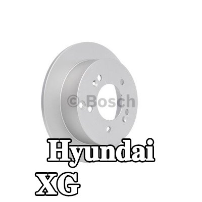 BOSCH القطر الخارجي لقرص المكابح: 262mm, صلب, مطلي — Hyundai Xg
