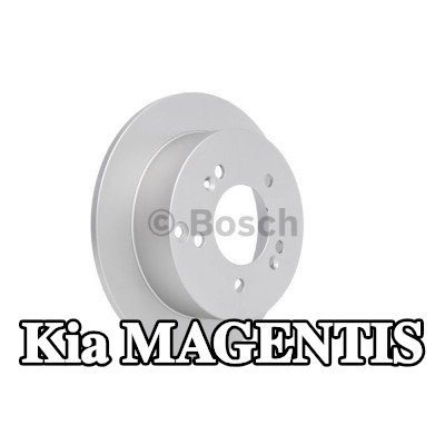 BOSCH القطر الخارجي لقرص المكابح: 262mm, صلب, مطلي — Kia Magentis