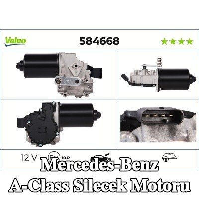 VALEO Silecek motoru Ön, 12V — Mercedes-Benz A-Class