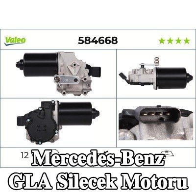 VALEO Silecek motoru Ön, 12V — Mercedes-Benz Gla