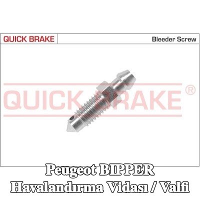 QUICK BRAKE Havalandırma vidası / valfi — Peugeot Bipper