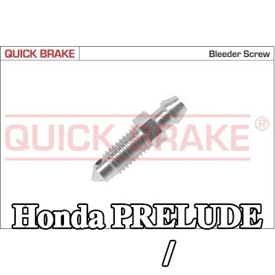 QUICK BRAKE برغي/صمام التهوية — 1990 Honda Prelude