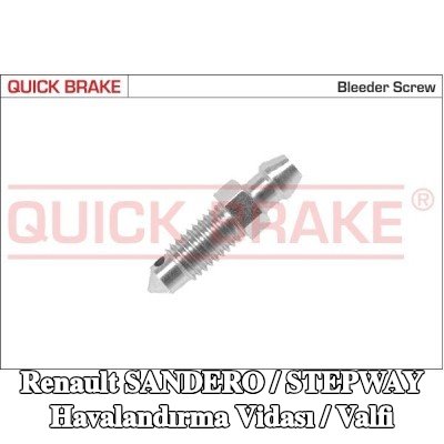 QUICK BRAKE Havalandırma vidası / valfi — Renault Sandero / Stepway