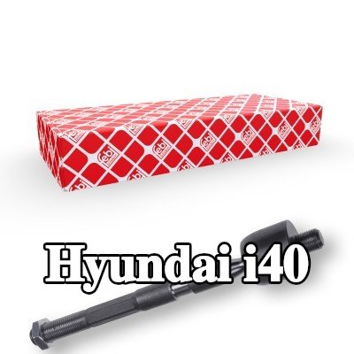 FEBI BILSTEIN قضيب الربط الداخلي المحور الأمامي الأيسر, المحور الأمامي الأيمن, 227mm, مع صامولة مضادة — Hyundai i40
