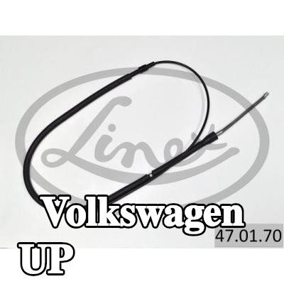LINEX كابل، فرامل الخدمة — Volkswagen Up