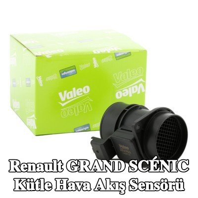 VALEO Kütle hava akış sensörü 12V, entegre hava sıcaklığı sensörlü — 2012 Renault Grand Scénic