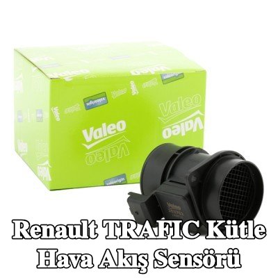 VALEO Kütle hava akış sensörü 12V, entegre hava sıcaklığı sensörlü — Renault Trafic