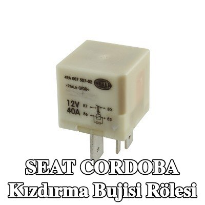 HELLA Kızdırma bujisi rölesi — SEAT Cordoba