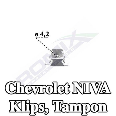 ROMIX Klips, tampon — Chevrolet Niva