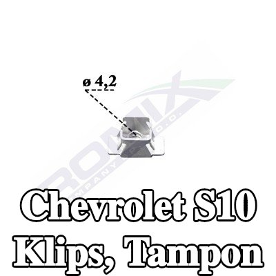 ROMIX Klips, tampon — Chevrolet S10