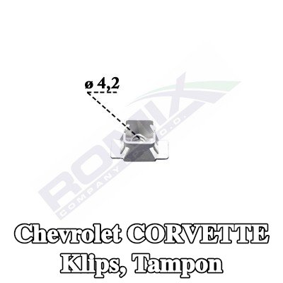 ROMIX Klips, tampon — Chevrolet Corvette