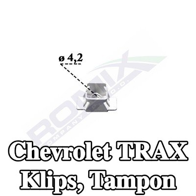 ROMIX Klips, tampon — Chevrolet Trax
