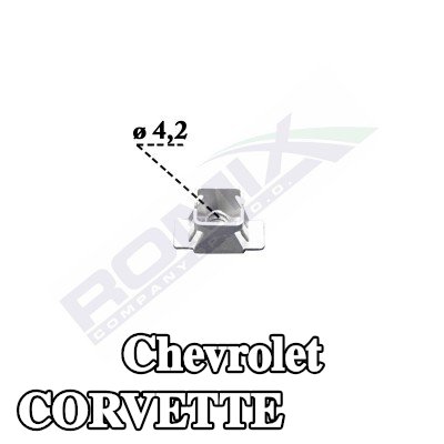 ROMIX مشبك، المصد — Chevrolet Corvette