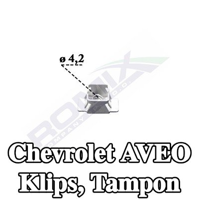 ROMIX Klips, tampon — Chevrolet Aveo