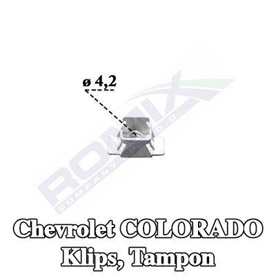 ROMIX Klips, tampon — Chevrolet Colorado