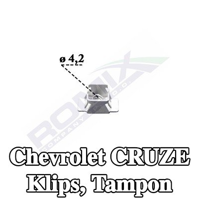 ROMIX Klips, tampon — Chevrolet Cruze