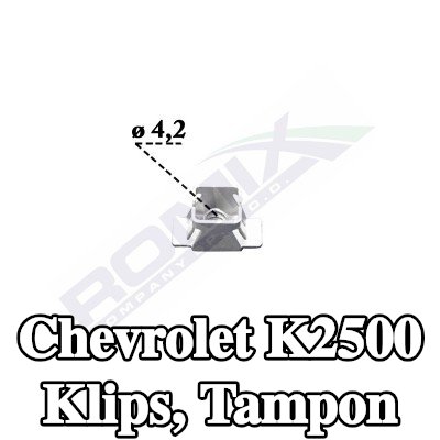 ROMIX Klips, tampon — Chevrolet K2500