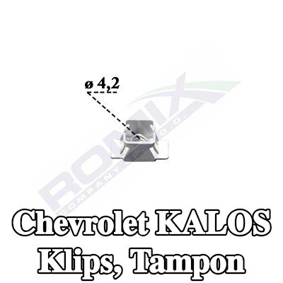 ROMIX Klips, tampon — Chevrolet Kalos
