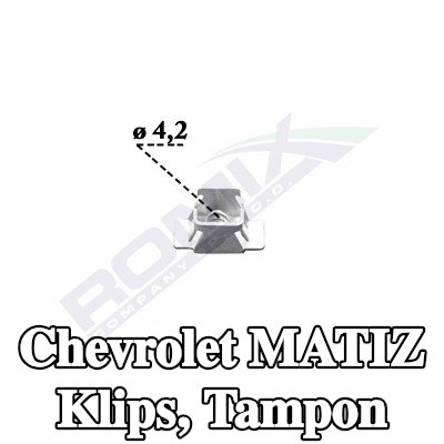 ROMIX Klips, tampon — Chevrolet Matiz