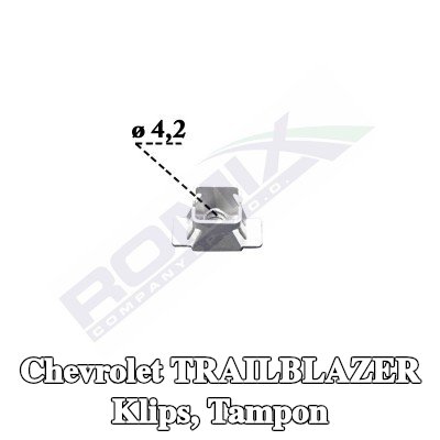 ROMIX Klips, tampon — Chevrolet Trailblazer