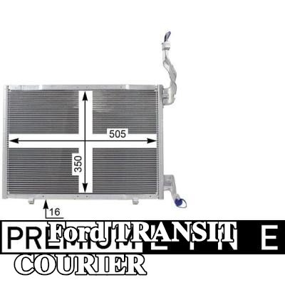 MAHLE مكثف تكييف الهواء بدون مجفف — Ford Transit Courier