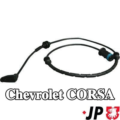 JP GROUP مستشعر، تآكل وسادات الفرامل — Chevrolet Corsa