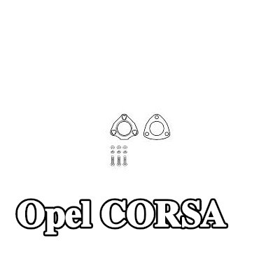 HJS طقم تركيب، المحول الحفاز الأساسي — Opel Corsa