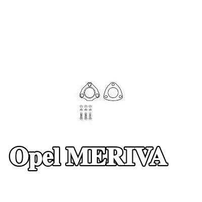 HJS طقم تركيب، المحول الحفاز الأساسي — 2003 Opel Meriva