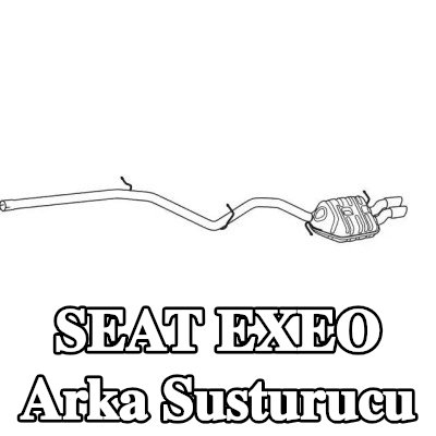 VEGAZ Arka susturucu Arka — SEAT Exeo