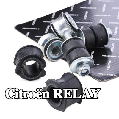 RIDEX طقم إصلاح, جلبة قضيب مانع الانقلاب المحور الأمامي الأيسر, المحور الأمامي الأيمن — Citroën Relay