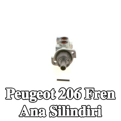 BOSCH Fren hidroliği haznesi olmayan fren ana silindiri — Peugeot 206