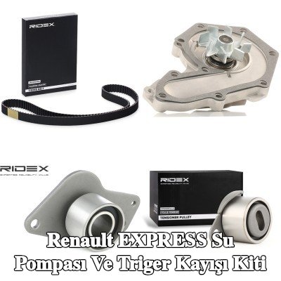 RIDEX Su pompası ve triger kayışı kiti — Renault Express