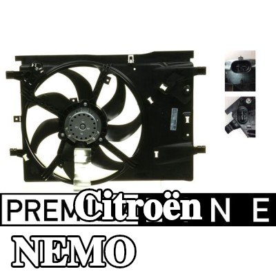 MAHLE مروحة, المبرد 390mm — Citroën Nemo