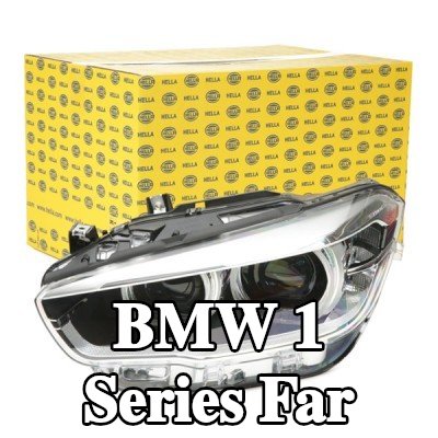 HELLA Far Sol, LED, far seviyeleme motorlu, gündüz farı/konum lambası için LED kontrol ünitesi olmadan, sinyaller için LED kontrol ünitesi olmadan, kısa far/uzun far için LED kontrol ünitesi olmadan — BMW 1 Series
