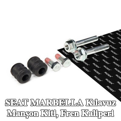 RIDEX Kılavuz manşon kiti, ön aks fren kaliperi, Arka Aks — 1990 SEAT Marbella