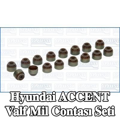 AJUSA Valf mil contası seti — 2002 Hyundai Accent