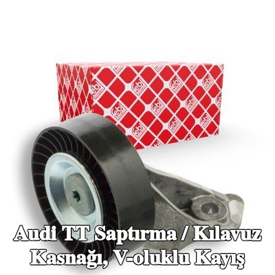 FEBI BILSTEIN Saptırma / kılavuz kasnağı, V-ribbed belt Outer Diameter: 73mm, tutuculu — 2012 Audi Tt