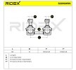 RIDEX Ön aks her iki taraf için stabilizatör kolu, 60mm, Çelik — Hyundai Galloper (5)