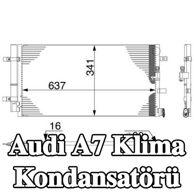 MAHLE Kurutuculu klima kondansatörü — Audi A7